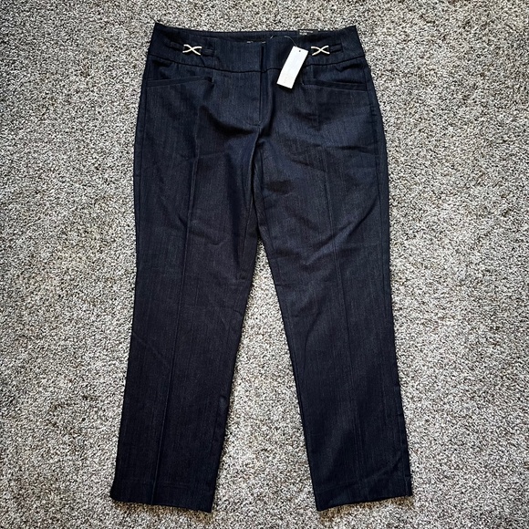 7th Avenue Women's Pant, Slim Straight Crop Stretch, Size 0, NWT - Picture 1 of 14